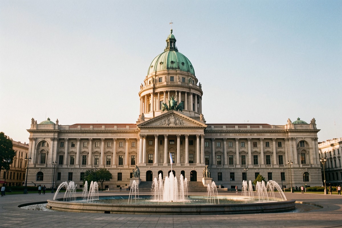 The Argentine National Congress building in Buenos Aires